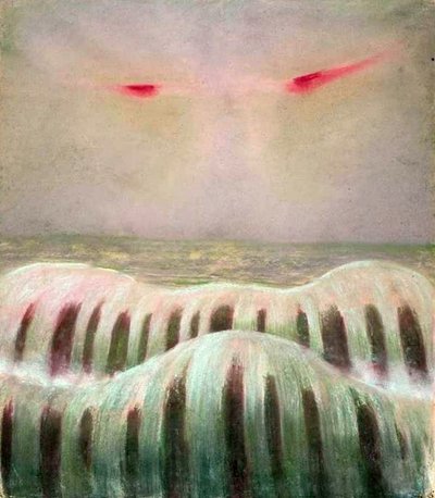 The Deluge - Seascape by Mikalojus Konstantinas Čiurlionis